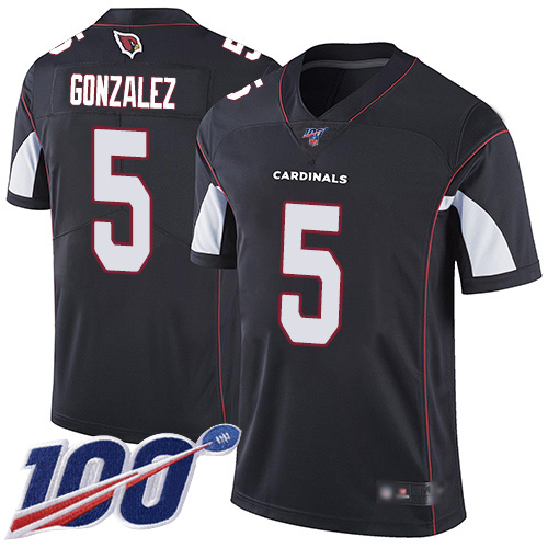 Arizona Cardinals Limited Black Men Zane Gonzalez Alternate Jersey NFL Football #5 100th Season Vapor Untouchable